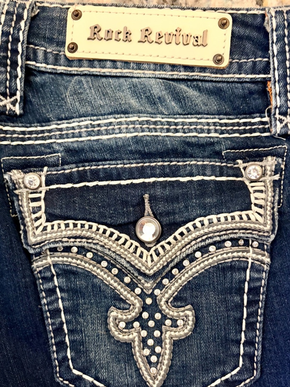 Rock Revival Darcy Easy Boot Stretch Jeans Size 32 NWT - Picture 2 of 8